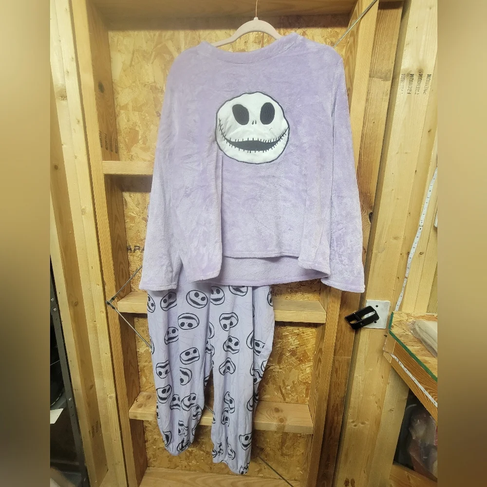 Disney 100 2pc Fleece Nightmare Before Christmas Pajama Set Size 2X - Picture 1 of 9